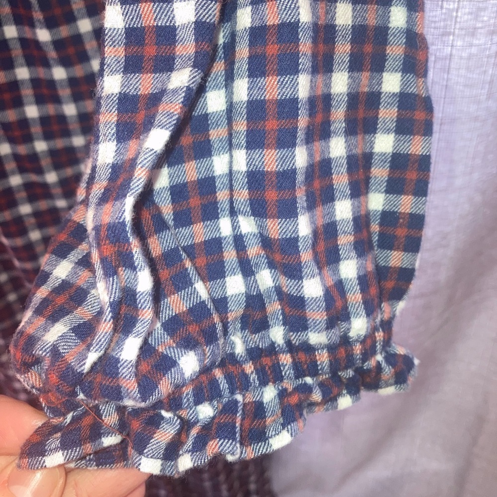 NWT Women's Checkered peasant style dress - Picture 6 of 12